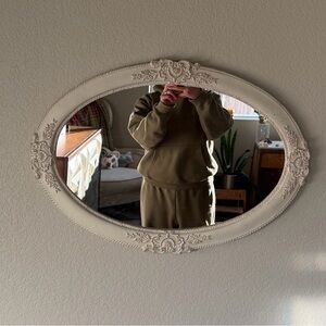 Ornate Oval Wall Mirror